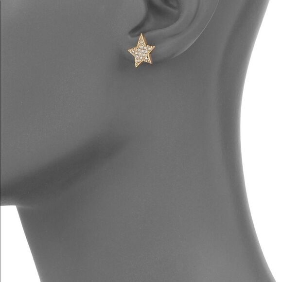 Kate Spade Twinkle Twinkle Pave Star Studs Gold - Picture 2 of 4